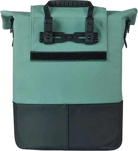 Basil Cove Shopper MIK Hooks Gepäcktasche silvergreen/black