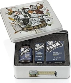 Proraso Azur Lime Bartshampoo 200ml + Balsam 100ml + Bartöl 30ml Geschenkset