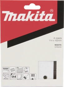 Makita Schleifblatt K80, 102x114mm, 10 Stück