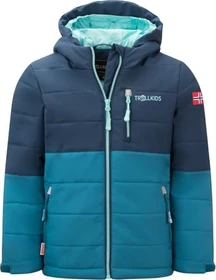 Trollkids Hemsedal Snow XT Skijacke dark marine/pine green (Junior)