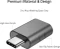 Syntech USB-Adapter, USB 3.0, 5Gb/s, USB-A 3.0 [Buchse] auf USB-C 3.0 [Stecker], Space Gray, 2er-Pack Vorschaubild