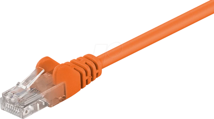 goobay Patchkabel, Cat5e, U/UTP, RJ-45/RJ-45, 15m, orange