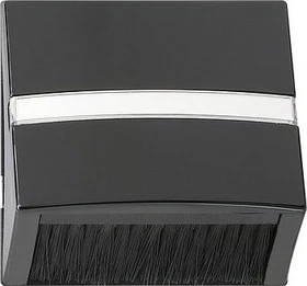 Gira Abdeckhaube steckbar mit Adapterrahmen, schwarz