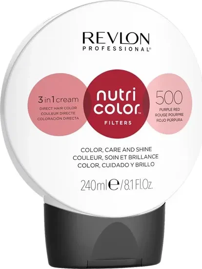 Revlon Nutri Color Filters Haartönung 500 purple red, 240ml
