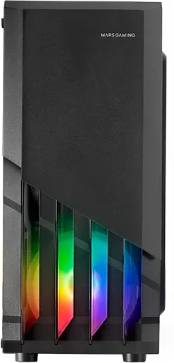 Mars Gaming MC-X2 Black, Glasfenster
