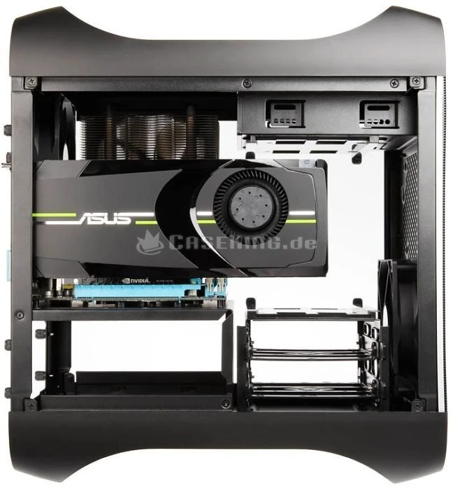 BitFenix Prodigy schwarz/pink, Mini-ITX