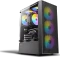 Antec AX27 RGB Elite, schwarz, Glasfenster Vorschaubild
