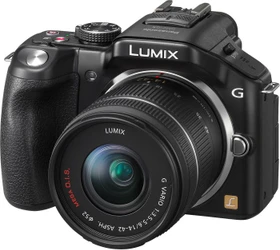 Panasonic Lumix DMC-G5 schwarz mit Objektiv Lumix G Vario 14-42mm 3.5-5.6 ASPH OIS