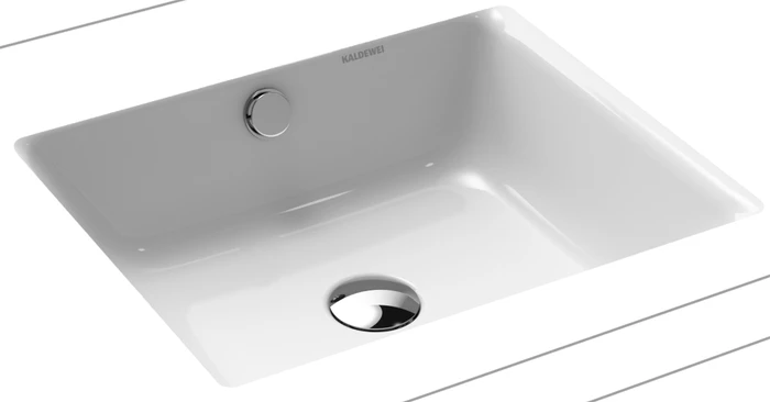 Kaldewei Puro 3159 Unterbauwaschtisch 46x38.5cm, Perl-Effekt, schwarz