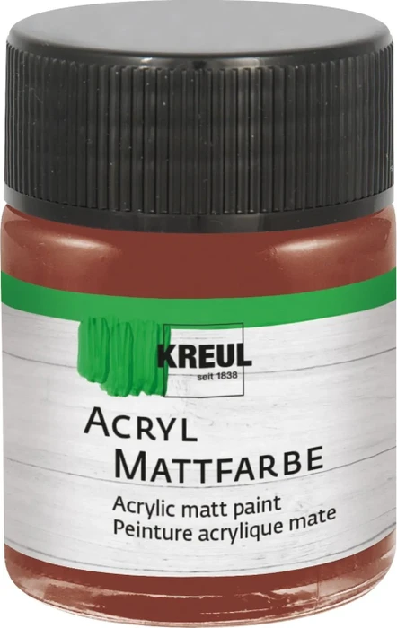 Kreul Acryl Mattfarbe, rehbraun, 50ml