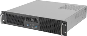 SilverStone RM23-502-MINI, Rackmount Storage, schwarz/grau, 2HE, ATX