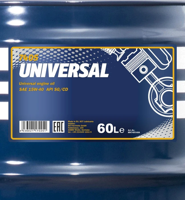 Mannol Universal 15W-40 60l