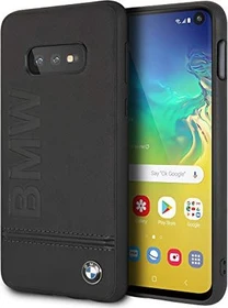 BMW Hard Cover Logo Imprint Signature Collection für Samsung Galaxy S10e schwarz