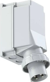 PCE CEE-Wandgerätestecker 125A 4p 1h IP67 POWER TWIST