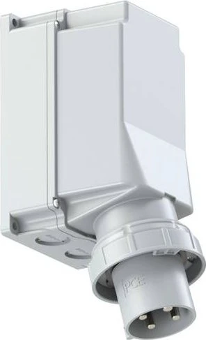 PCE CEE-Wandgerätestecker 125A 4p 1h IP67 POWER TWIST