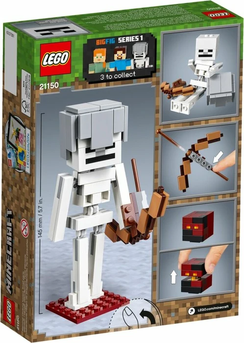 LEGO Minecraft - BigFig Skelett mit Magmawürfel