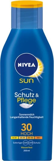 Nivea Sun Schutz & Pflege Sonnenmilch LSF30