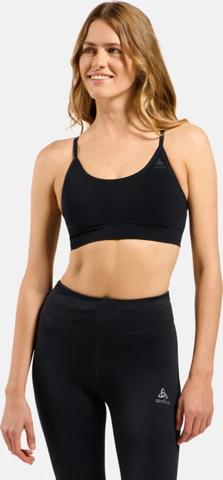 Odlo Seamless Soft Reversible Sport-BH black/grey melange (Damen)