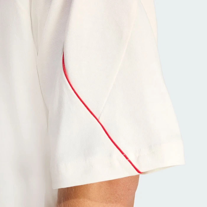 adidas Stadium T-Shirt kurzarm off white/pure ruby (Herren)