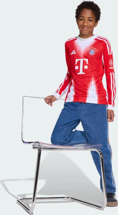 adidas FC Bayern München 2025/2026 Heimtrikot langarm (Junior)