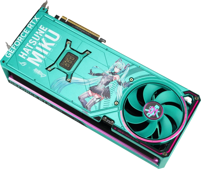 ASUS ROG Astral GeForce RTX 5080 Hatsune Miku Edition, ROG-ASTRAL-RTX5080-O16G-HATSUNE-MIKU-EDITION, 16GB GDDR7, 2x HDMI, 3x DP