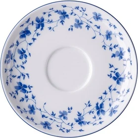 Rosenthal Form 1382 Blaublüten Kaffee-/Tee-Untertasse klein 14cm