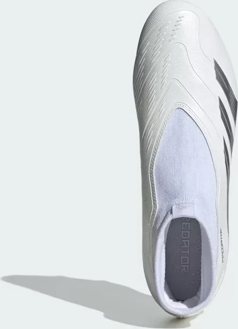 adidas Predator League Laceless FG cloud white/silver metallic