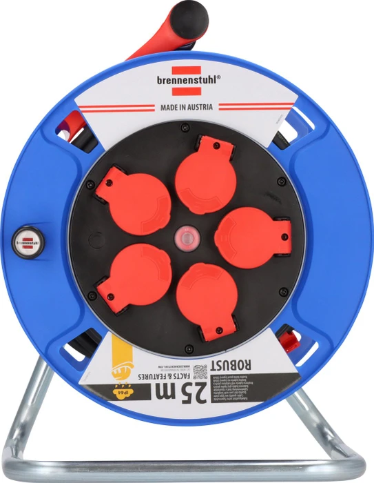 Brennenstuhl Garant ST 300 Kabeltrommel, Schuko auf 5x Schuko, 25m, IP44, H07RN-F 3G1,5