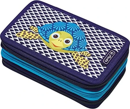 Herlitz Schüleretui TriCase gefüllt Cute Animals Turtle