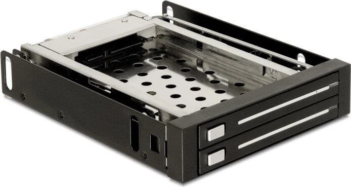 DeLOCK 3.5" Wechselrahmen für 2x 2.5" SATA