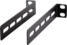 EFB Elektronik Winkelset für Fachboden 1/2/3HE, RAL9005, schwarz, RAL9005, 2 Stück
