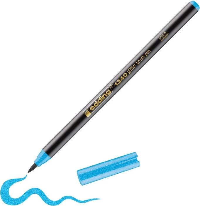 edding 1340 Pinselstift azurblau