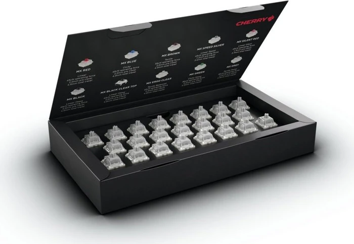 Cherry MX RGB GREY Switch Kit, MX RGB GREY 50Mio Switch Set, MX1A, 23er-Pack