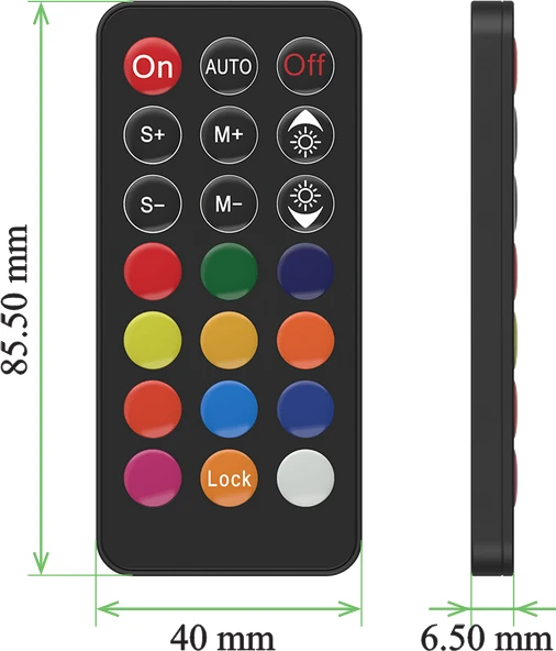 Endorfy SilentiumPC Nano-Reset Remote ARGB KIT, LED Controller, Splitter Kabel, 5V, 3-Pin, 4-fach