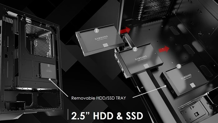 Raijintek Silenos Pro, Glasfenster