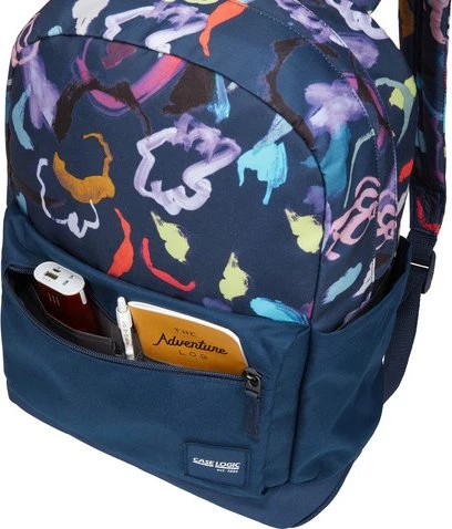 Case Logic Commence Rucksack 15.6", Sketch Floral Dress Blue