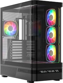 Modecom Volcano AQ200 ARGB Black, Glasfenster (MC-A-AQ200-4FA-B)