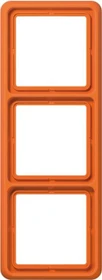 Jung Serie CD 500 Rahmen Thermoplast 3-fach, orange