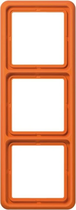 Jung Serie CD 500 Rahmen Thermoplast 3-fach, orange
