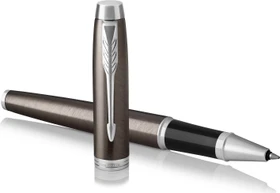 Parker IM Tintenroller (Mine) dark espresso/chrome trim, Geschenkbox