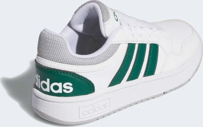 adidas Hoops 3.0 cloud white/collegiate green/grey two (Junior)