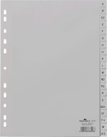 Durable Alphabetregister A4, grau, 20er Teilung
