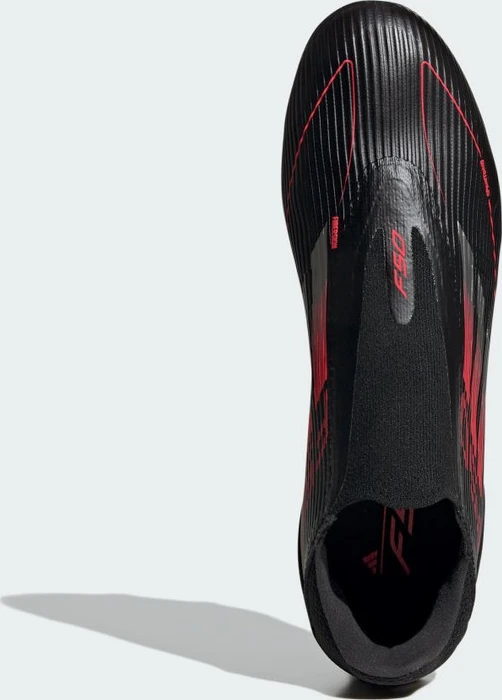 adidas F50 League Laceless FG/MG core black/iron metallic/lucid red