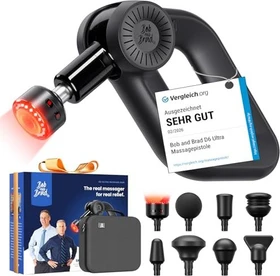 Bob and Brad D6 Pro Plus Vibrationsmassagegerät schwarz
