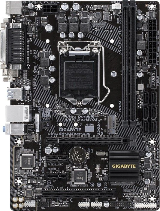 GIGABYTE GA-B250M-D3V (Intel 1151)