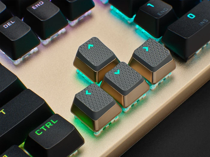 Corsair Gaming K100 RGB Midnight Gold, Corsair OPX, USB, US