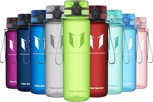 Super Sparrow Tritan Frosted Trinkflasche 1l lime