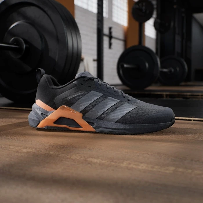 adidas Dropset Control aurora onix/grey/lucid orange (Herren)