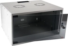EFB Elektronik Basic Wandgehäuse 9HE, Sicherheitsglastür, IP2X, grau, 450mm tief