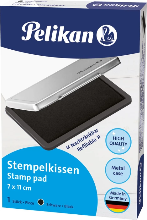 Pelikan Steki 2 Metallstempelkissen, 70x110mm, schwarz
